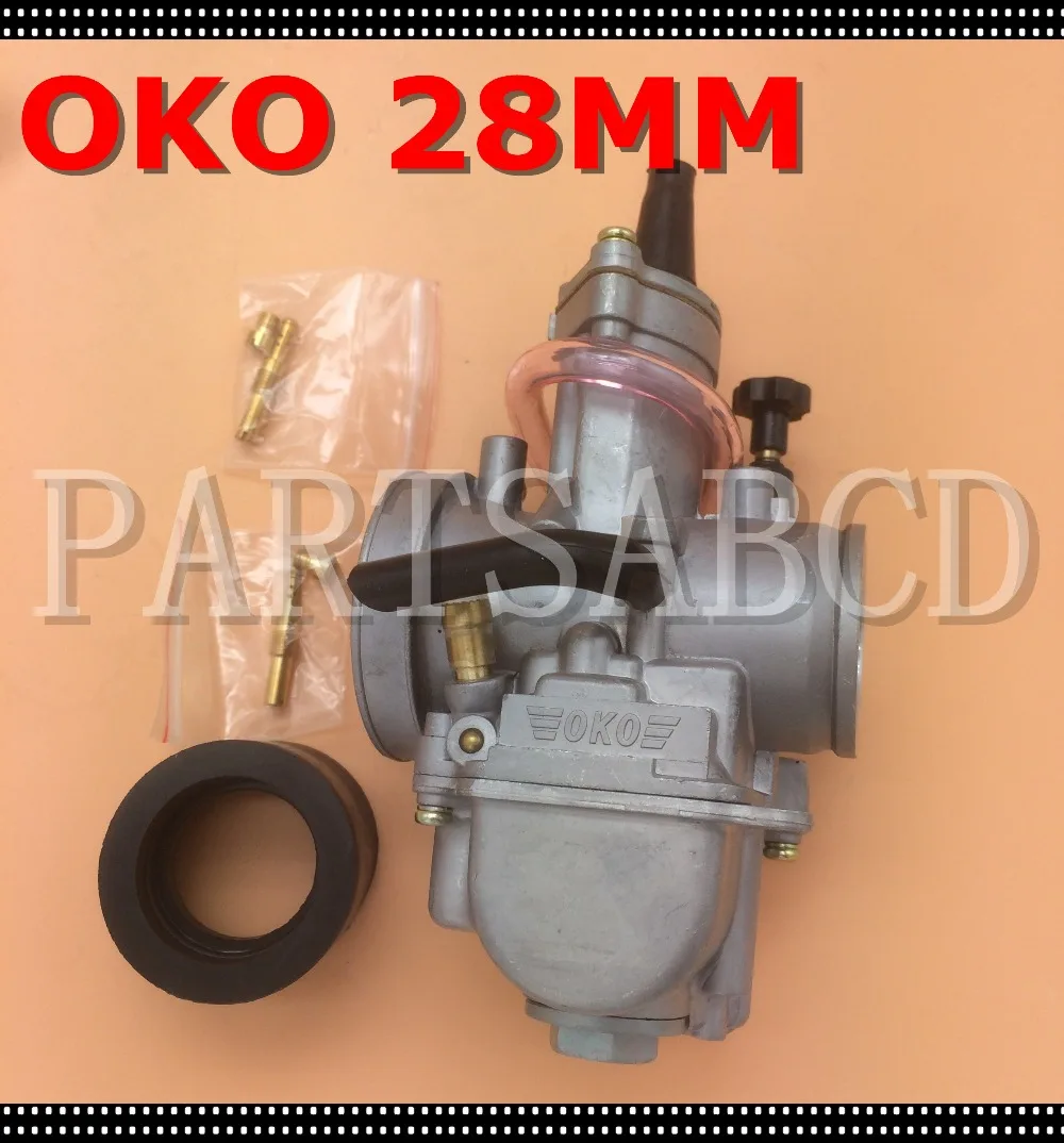 28mm OKO Performance Carburetor with Power Jet For ATV Dirt Bike Motorcycle And Go Kart