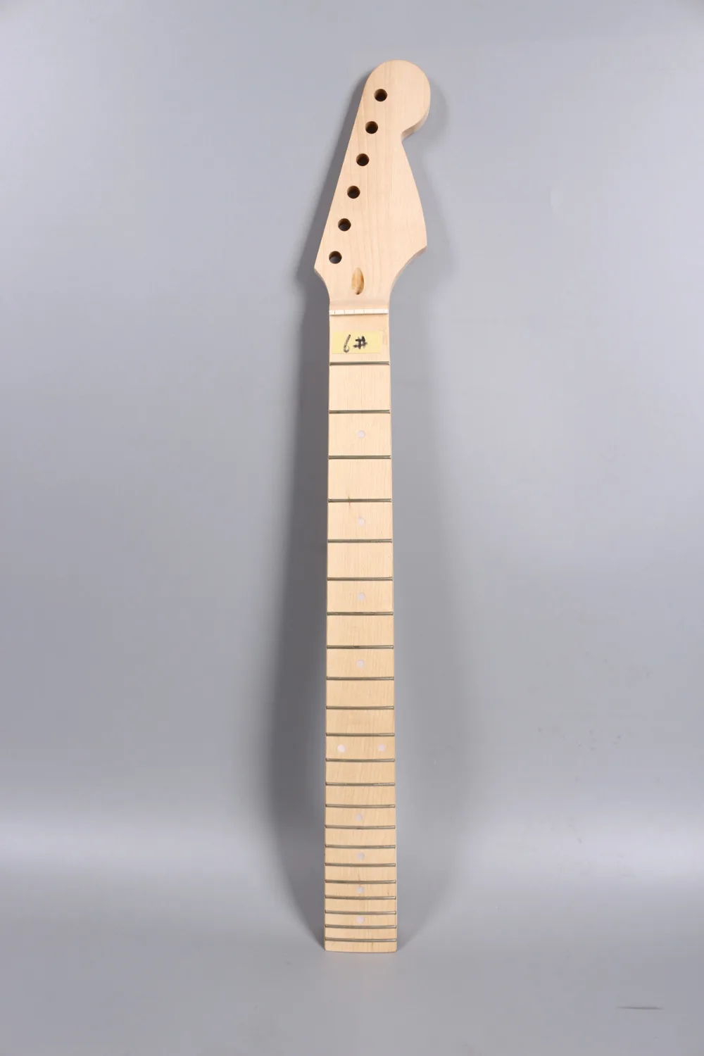 

Electric guitar neck Maple and maple wood Fretboard 22 fret 25.5" no inlay nut width 43mm heel 55-56mm 005#