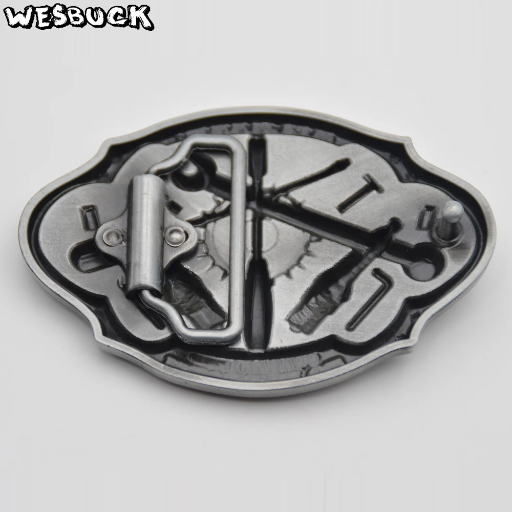 WesBuck Brand Nice Design Mechanic belt buckles Zinc alloy tool belt buckle with high quality Buckle Holiday gifts