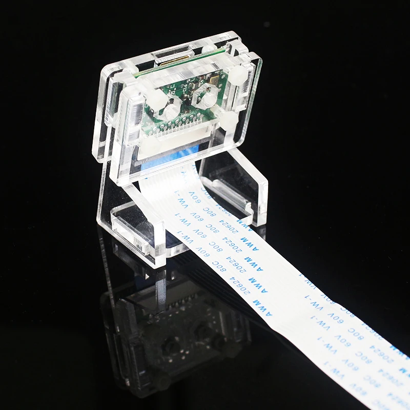 Transparent Camera Holder Acrylic Support Bracket Case for Raspberry Pi Camera Offical Camera V2 Pi 4B 3B Zero
