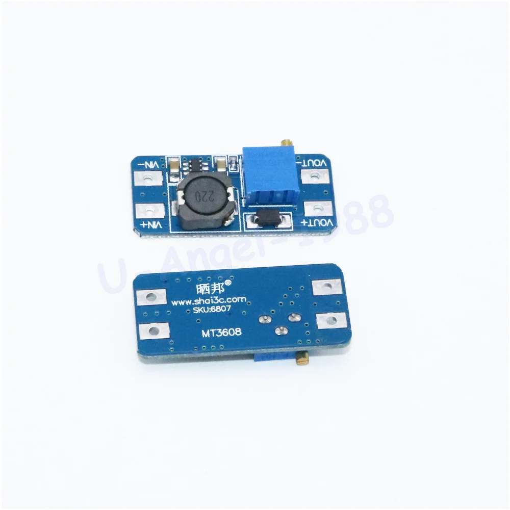 1/2 Pcs DC DC step up converter boost 2A power supply module IN 2V- 24V to OUT 5V-28V adjustable regulator board Dropship