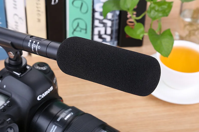 Length 21 15 12cm High-density Thicken EP Sponge Cover Suitable for Inner Diameter 20~22cm Long Interview Microphone Camera Mic