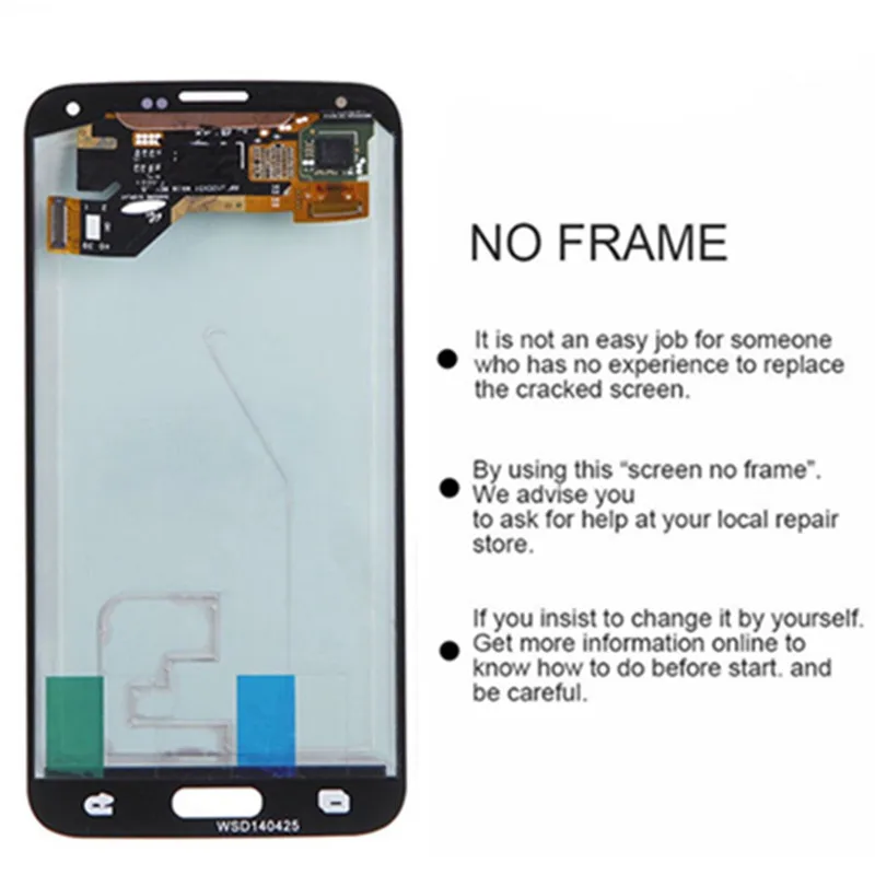 Tested LCD Screen For Samsung GALAXY S5 LCD G900 G900F LCD Display Touch Screen Digitizer Assembly Replacement Parts