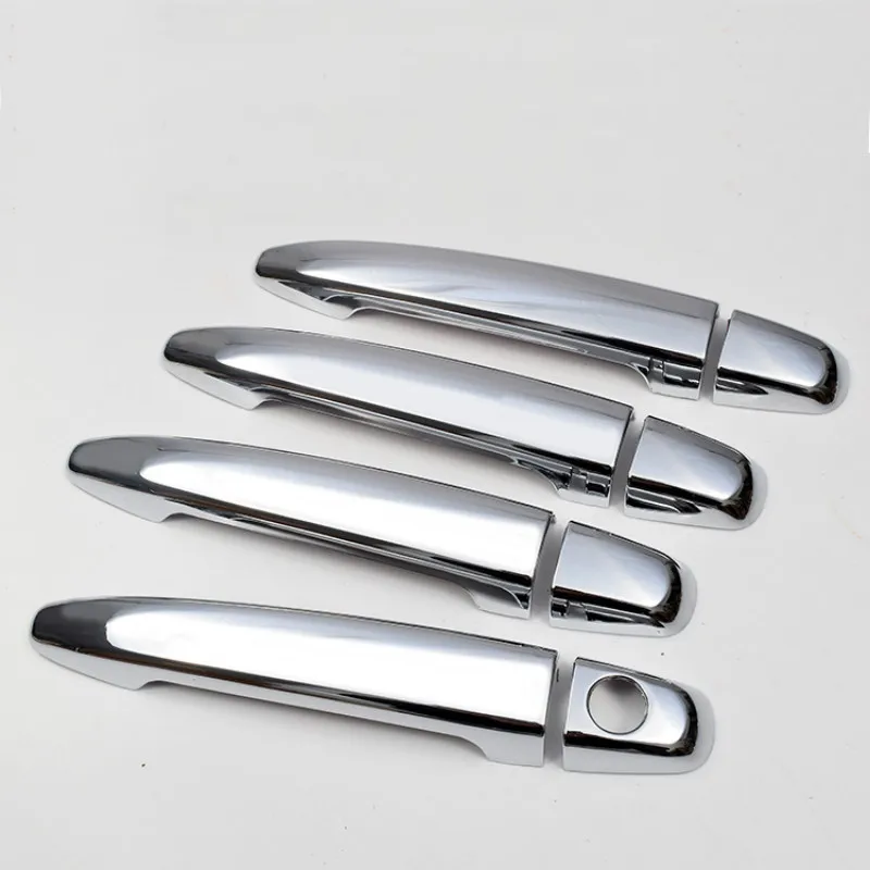 FUNDUOO For Toyota Land Cruiser Prado 120 J120 LC120 2003-2009 Chrome Door Handle Cover Trim Sticker Overlays