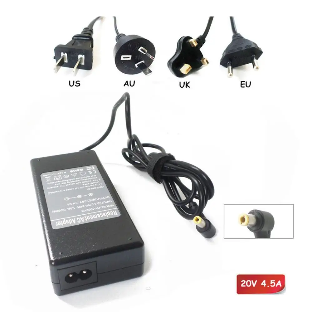 NEW Notebook Power Supply Cord Battery Charger For Lenovo B450 B460 B470 B475 B570 B460A B470A G560 G460A G470A 20V 90W