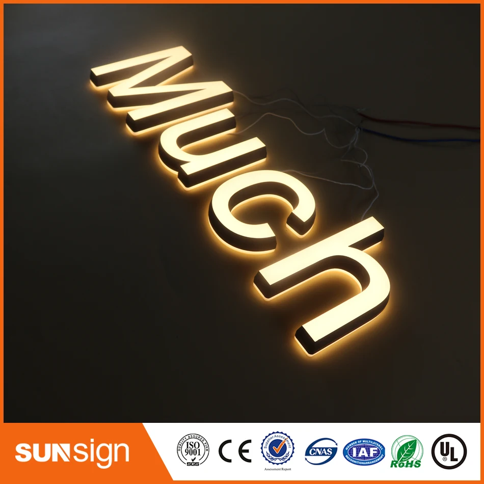 

3D Front and Back Lit Acrylic Mini LED Channel Letter Sign