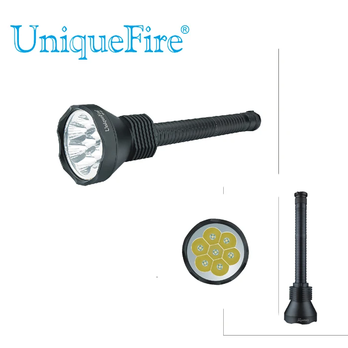 

Uniquefire 8000Lumenl Led Flashlight 7 x Aluminum T6 Drop in for 3*18650 Rechargeable Battery