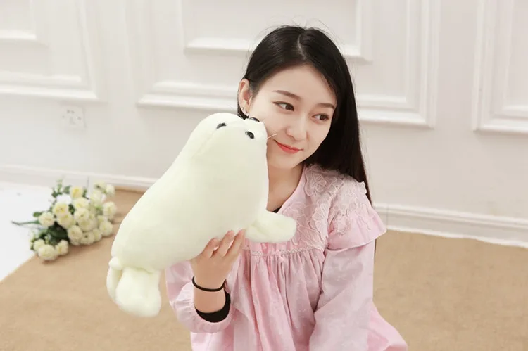 

new cute plush sea lion toy white sea lion doll gift about 40cm