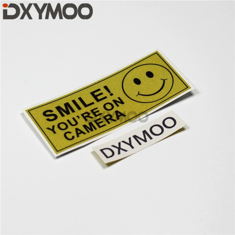 Car Styling Decals Funny SMILE YOU'RE ON CAMERA Video Taping Decals Sticker