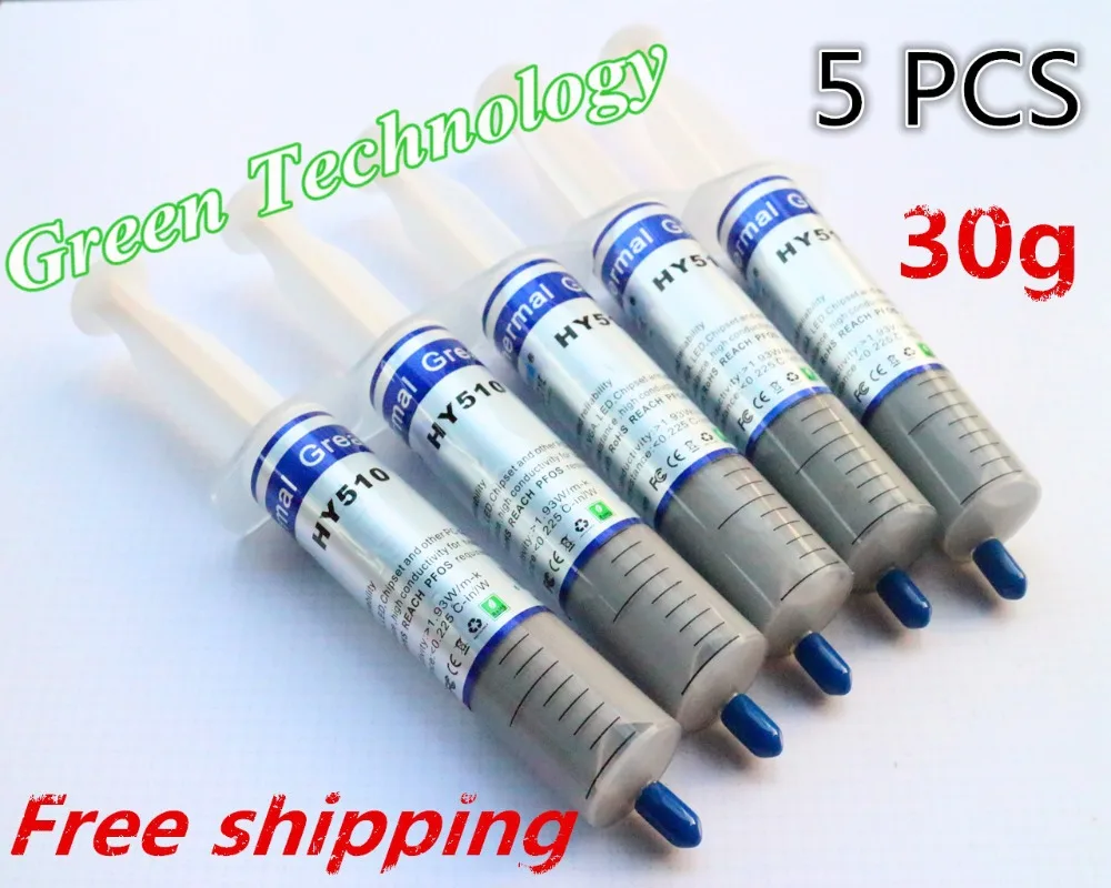 Grey Thermal Grease Heatsink Compound Paste For CPU GPU VGA 5PCS Best cooling effect