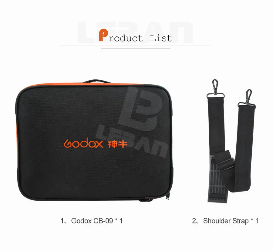 NEW LISTING Godox CB-09 Suitcase Carry Bag for AD600 AD600B
