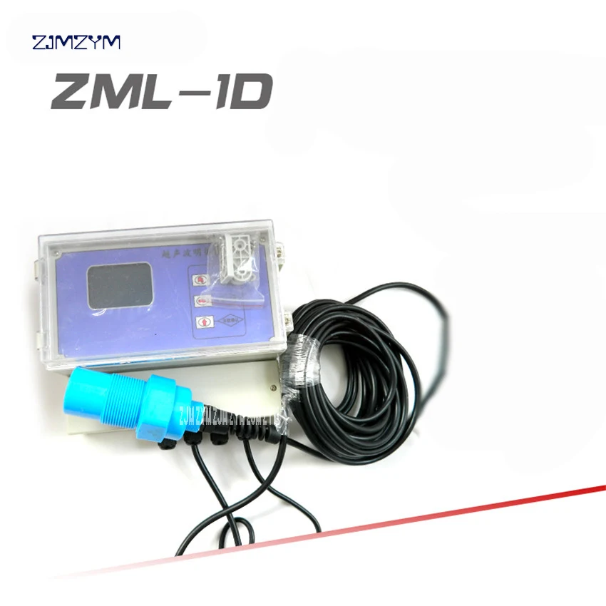 ZML-1D Ultrasonic open channel flowmeter recording function RS485 output AC220V/50hz , DC12-21V, 0.1L / s-10m3 / s Flow range