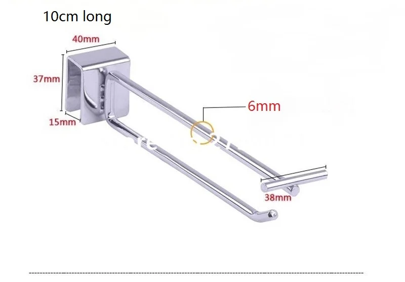 (100 pcs/pack ) 10cm Length 6mm Diameter Supermarket EAS anti theft security display hook