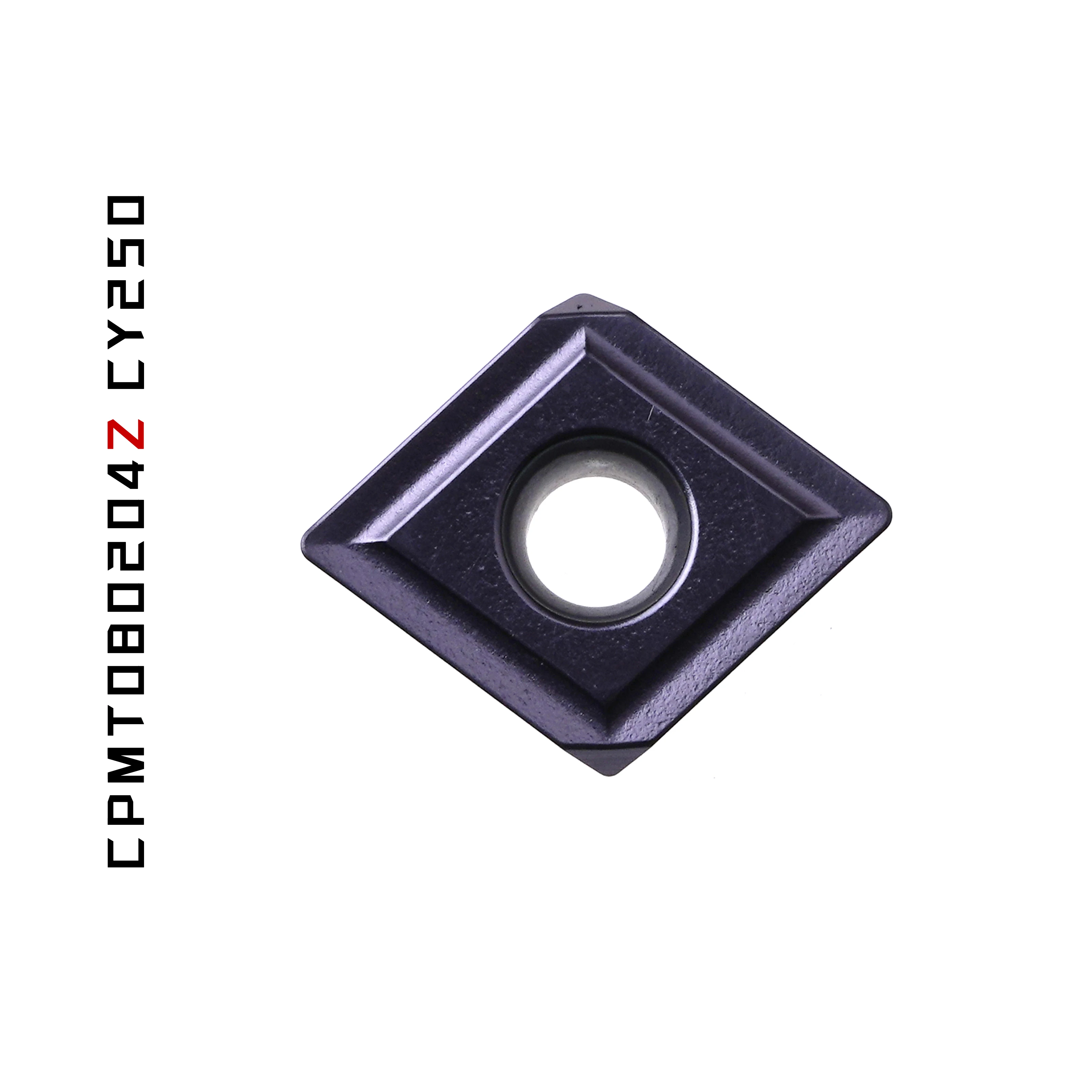 CPMT080204Z CY250 10 piezas Hitachi Alto Rendimiento de corte insertos CNC indexables