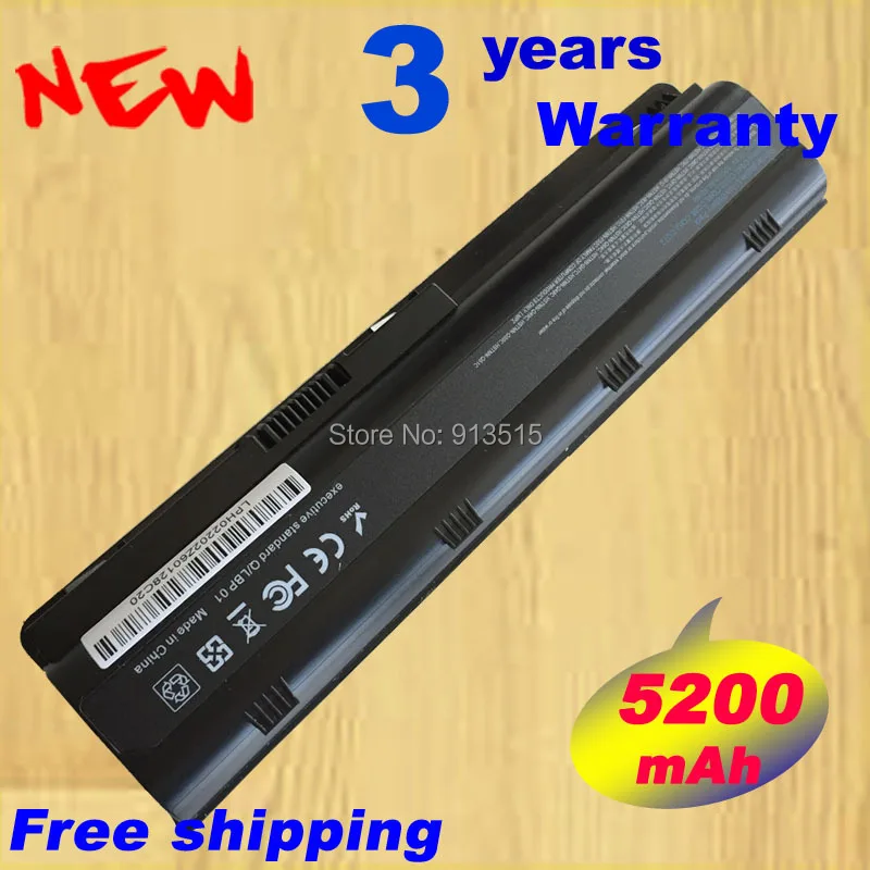 

6 Cells 5200mAh battery for HP Compaq MU06 MU09 CQ42 CQ32 G62 G72 G42 G72 G4 G6 G7 593553-001 DM4 Battery