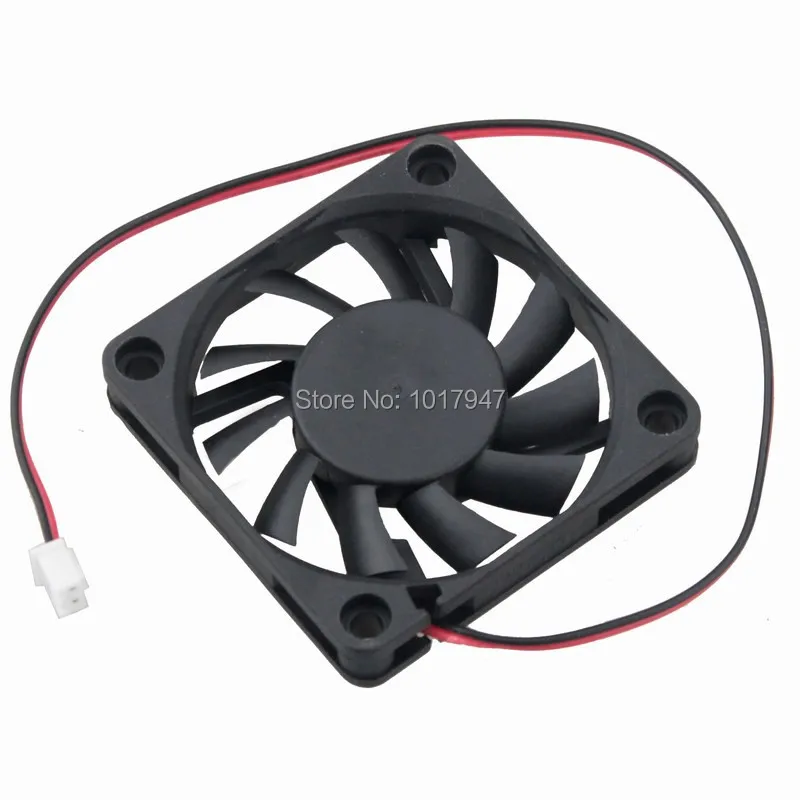 100 sztuk dużo Gdstime 6010 60mm 60*10mm DC 12 V 2Pin Mini mały wentylator chłodzący