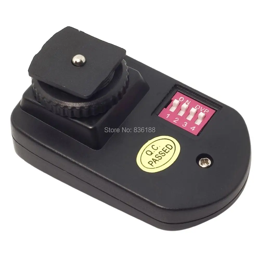 JINTU PT-16 16 Channel Wireless Remote Camera Flash Trigger W/2 Receiver for NIKON D3200 D7500 D5500 D5600 D3400 D90 D80 D60