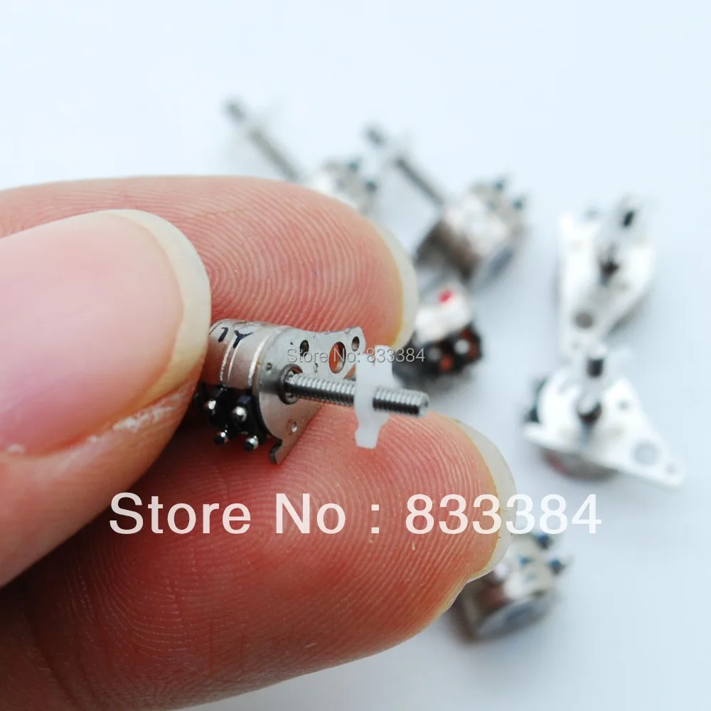 Wholesale 20PCS New Japan Sanyo 4 Wire 2 Phase Mimi stepper motor 6x4.5mm Good quality free shipping