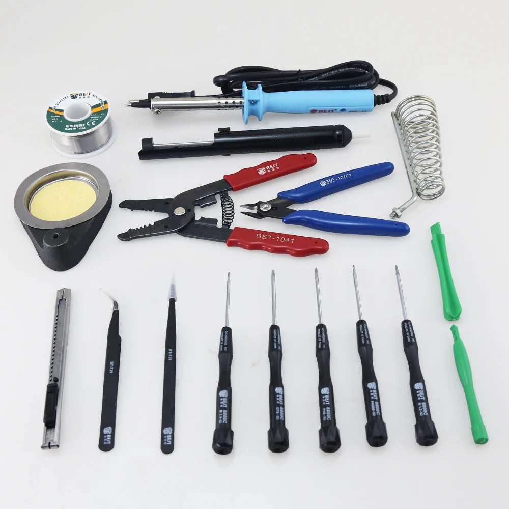 BST-113B 16 stücke Multi-funktion Öffnung Hebeln Reparatur Werkzeug set handy reparatur schraubendreher-satz Elektrische Lötkolben Werkzeug kit set