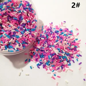 20G/LOT Polymer Clay Hot Sprinkles Confeti encantador para fabricación de artesanías, confeti de bricolaje 12 Mejores Polymer de Polymer Sprinkles - №12