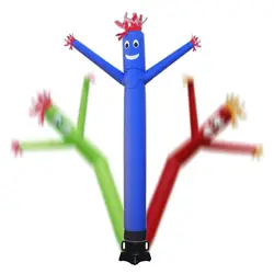 Wind Dancer Tube Man Cartoon Inflatable Dancer Air Puppet Out Door  Dancer Sky Dancing Man For Advertising Without Fan Blower