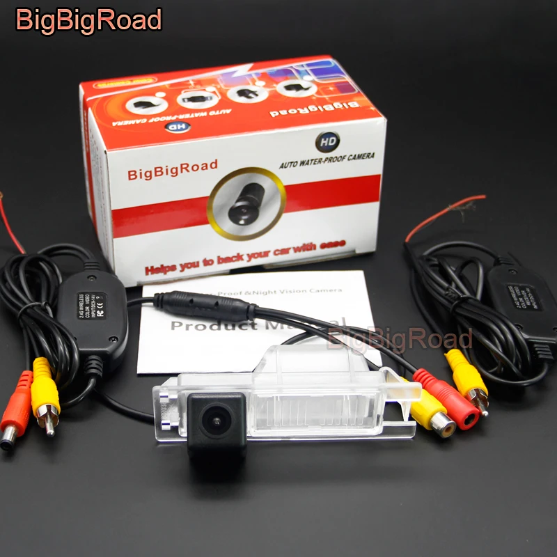 BigBigRoad Car Rear View Parking CCD Camera For Alfa Romeo 156 159 166 147 Brera Spider 2005 / For FIAT Grande Chevrolet Malibu