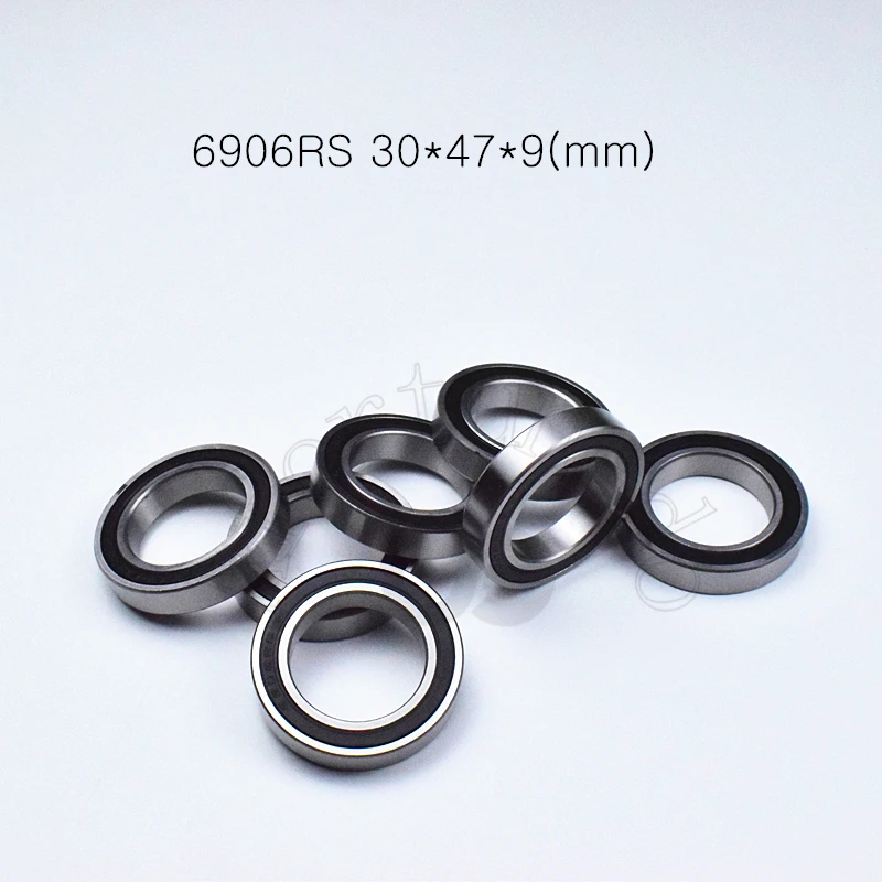 6906RS 30*47*9(mm) Bearing 1pcs  free shipping chrome steel rubber Sealed High speed Mechanical equipment parts