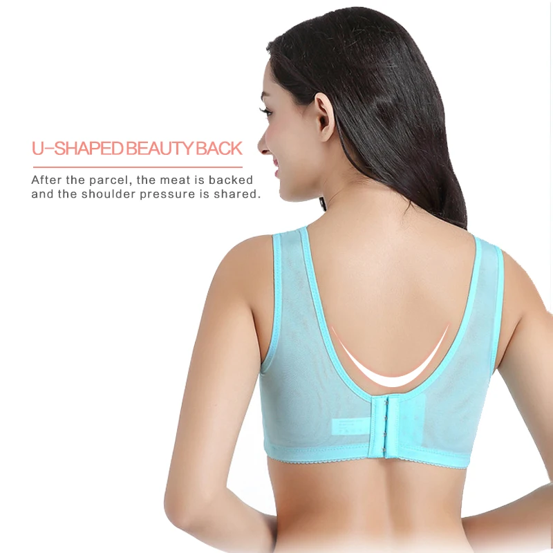 1022 Gathered Deep U Beautiful Back Lace Wrap Chest Vest Female No Steel Ring Underwear Skin Black Blue