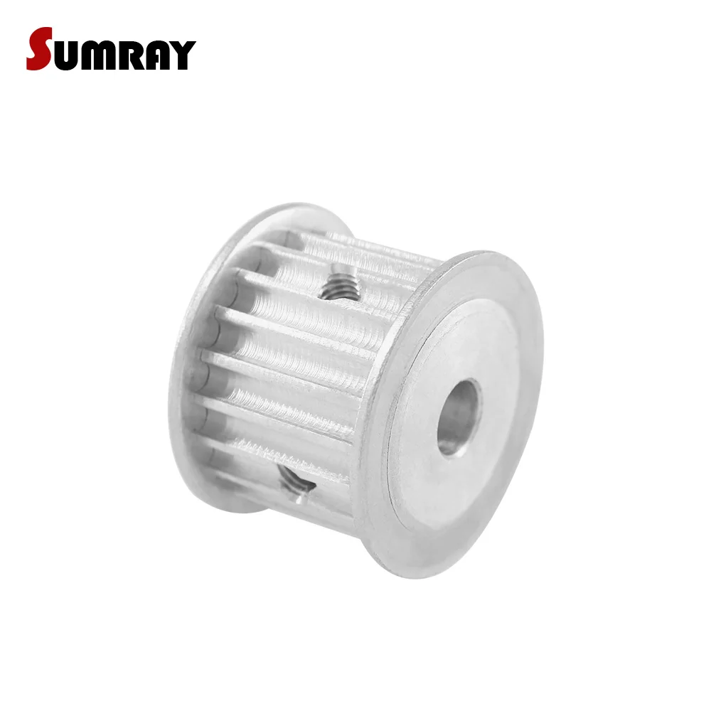 HTD5M 20T Transmission Pulley 6/8/10/12/14/17/19/20mm Inner Bore 16/21mm Width Toothed Pulley Wheel for Laser Machine