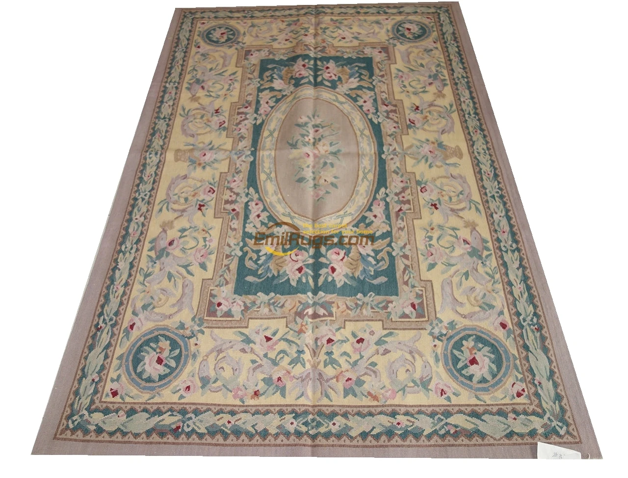 

Handwoven Wool Carpets Carpets For Living Room Pattern Aubusson Carpet Natural Sheep Wool Square Rug