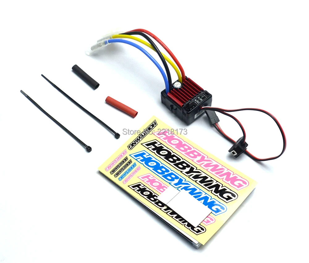 Original HobbyWing QuicRun 1060 60A Brushed Electronic Speed Controller ESC For 1:10 RC Car Waterproof For RC Car