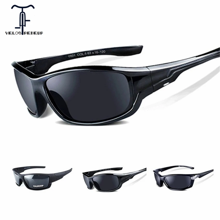 Polarized Cycling Sunglasses for Men and Women, Elegant Sports Glasses, Cycling Glasses, Cyclist Case, Black