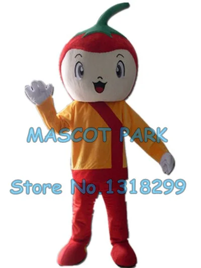 chili boy mascot costume hot pepper custom adult size cartoon character cosply carnival costume 3205