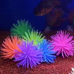 Poisson Élen silicone pour simulation d'aquarium, faux sites précieux, plante sous-marine, anémone de mer incluse, accessoire de décoration