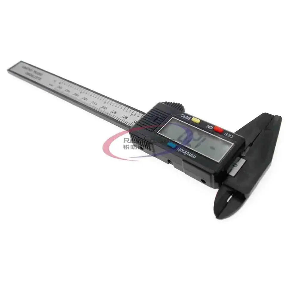 Electronic Digital Vernier Caliper 150mm Stainless Steel Rule Gauge Micrometer 6 Inch LCD Measuring Ruler Tool 0-150mm 6''