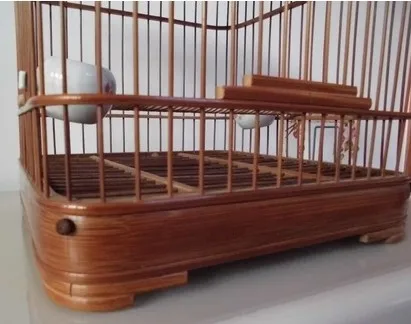 Natural Bamboo Pet and Bird Cage, Handcrafted, Free Shipping