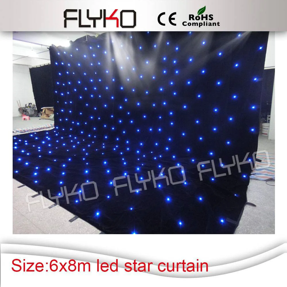

led light stage curtain LED star curtain