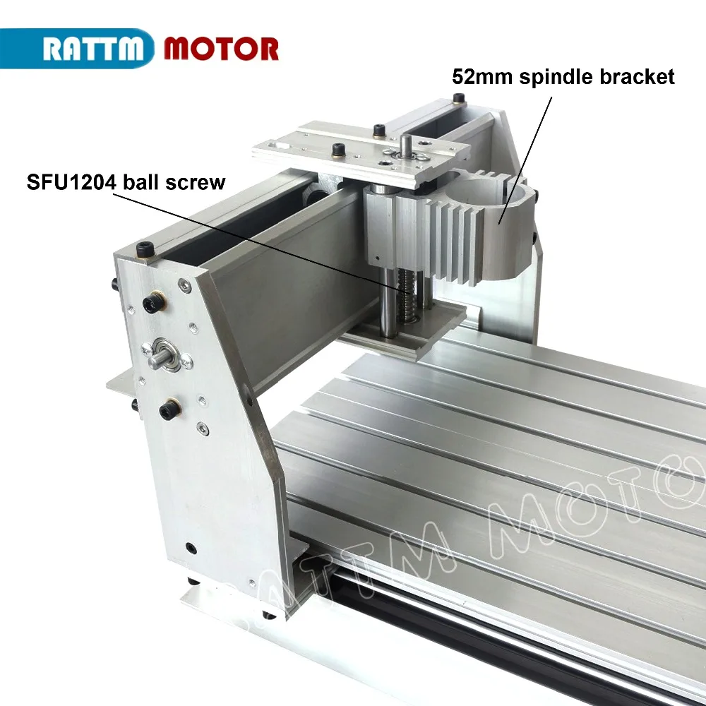 Macchina del router di CNC 3040 per metallo e legno ecc. telaio in alluminio 390x285x55mm e vite a ricircolo di sfere SFU1204 per hobby fai-da-te