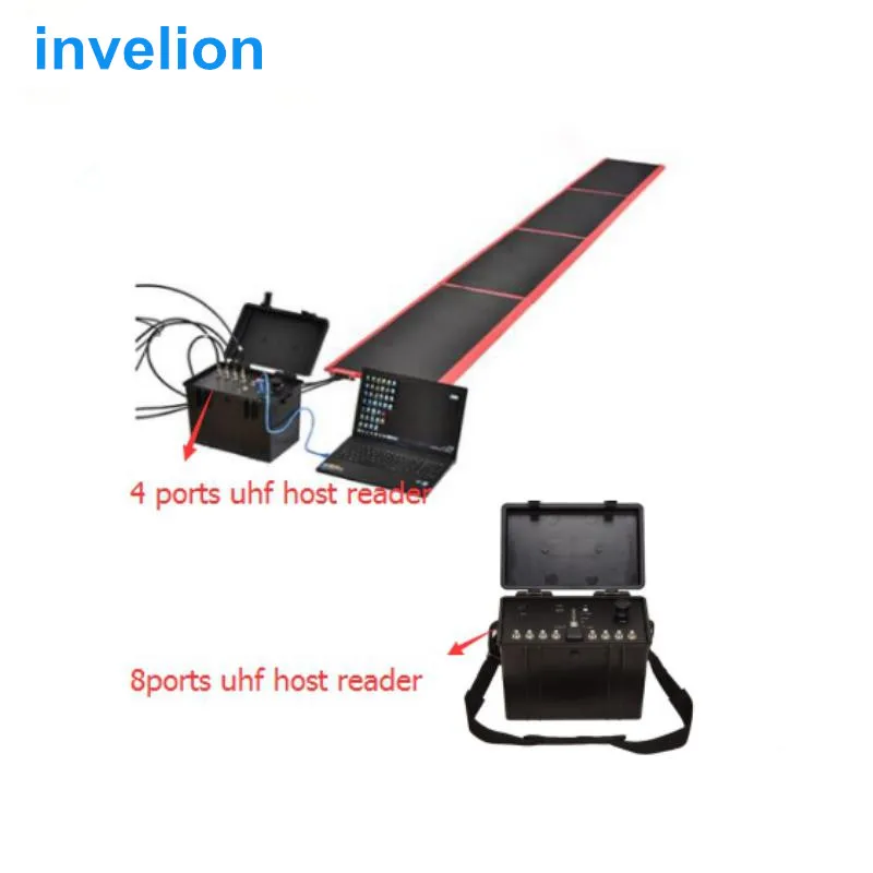 10dbi Vertical uhf rfid timing floor mat antenna for sports racing solution 1.2m length support join together