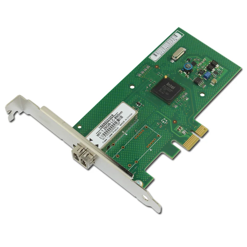 PCI-E X1 Gigabit Fiber Adapter Multi Mode 850nm 550m LC Optic Transceiver Module