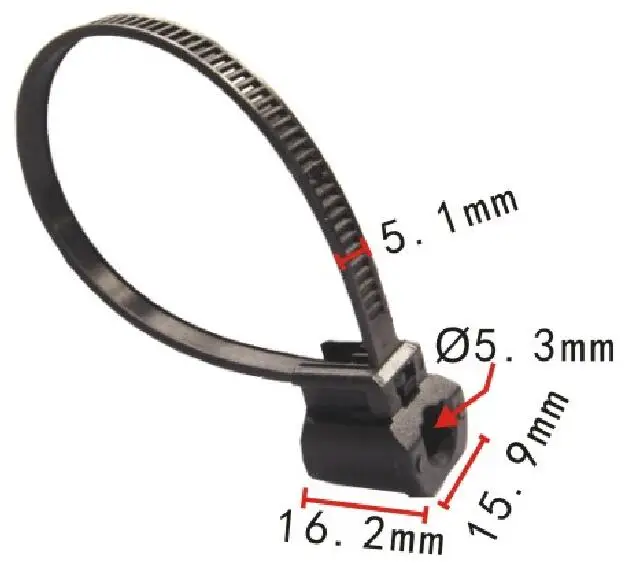 shhworldsea 100PCS cars plastic clips car  fastener cable strap for Joylong 82678-A9004 Kinglong 37Z1624352