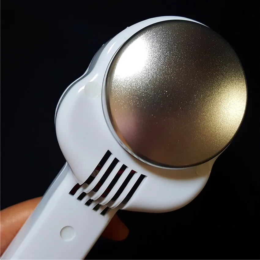 Potente Estiramiento Facial ultrasónico, cuidado de la piel, masajeador vibratorio, limpiador, eliminador de arrugas, masajeador de belleza Facial, martillo frío y caliente