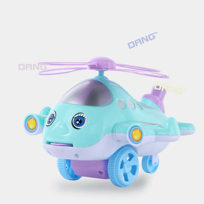 Baby Walker Toy Hand Push Plane Aircraft Outdoor Sports Toddler Pull Walks Rod Push Cart Drag Tongue Out Walking Educational Toy