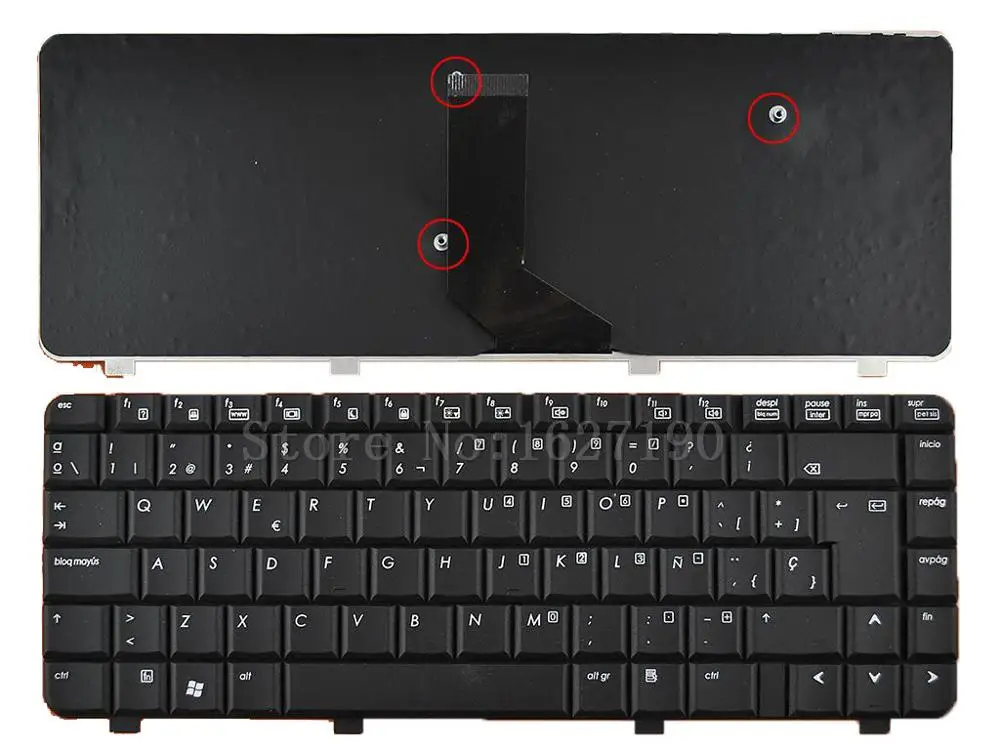 

New SP/Spanish Replacement Laptop Keyboard for HP C700 BLACK