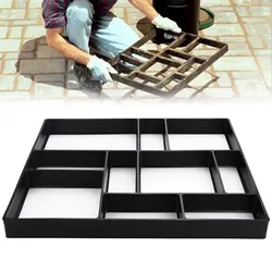 DIY Path Maker Mold Driveway Paving Brick Patio Concrete Płyta Ścieżka Pathmate Garden Fence Walk Maker Mold Ręcznie formy