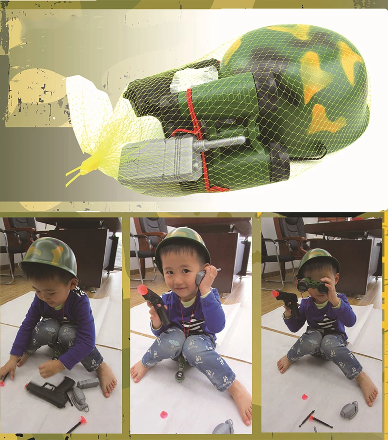 Engineer Fireman Soldier Police Weapon Tools Kid Toy Children Gift Pretend Play House Simulation Repair Kit