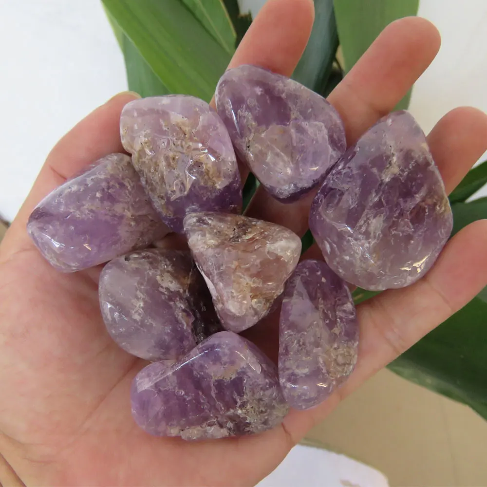 (8 шт. 206 г) натуральный бразильский аметист, опутанные камни, магнитные гравийные бусины, чакра, восстанавливающие, рейки фэншуй, декор 2018, минеральные камни