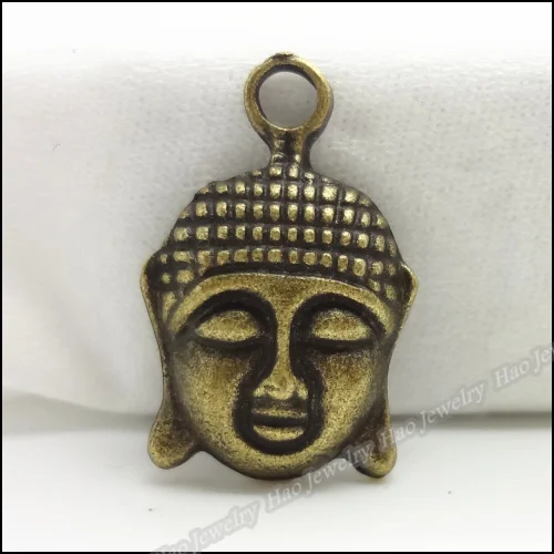 

40pcs Vintage Charms Buddha Pendant Antique bronze Fit Bracelets Necklace DIY Metal Jewelry Making