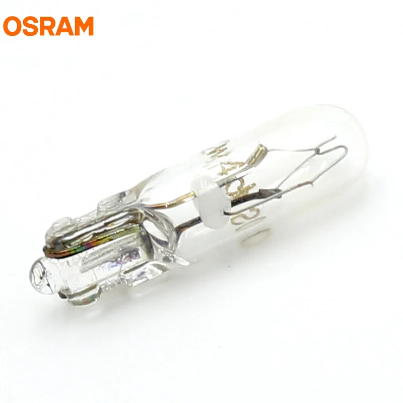 10pcs OSRAM T5 2721 12V 1.2W W2*4.6d Original Line Spare Parts Instrument Indicator Light Car Standard Lamps OEM Halogen Bulbs