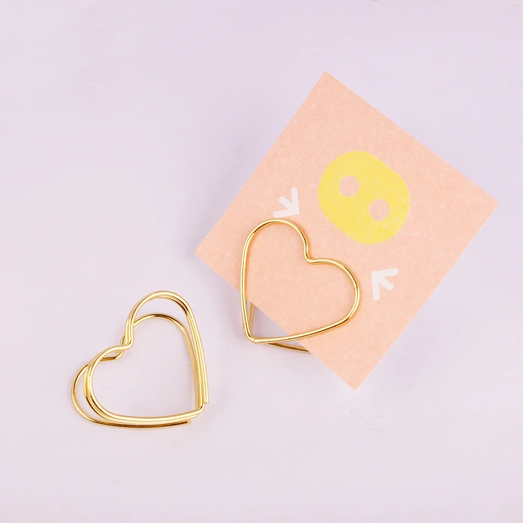 New Love Card Golden Rose Card Clip Lovely Cartoon Clip Photo Holder Metal Card Holder Foto Holder Business Card Holders Desk
